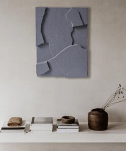 No. 21 - Modern Geometric Blueberry Wall Art