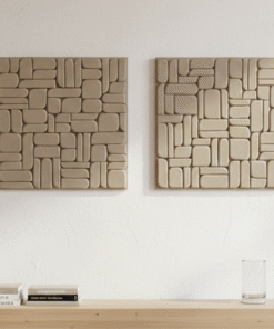 No. 34 - Sculptural Diptych Paintings (2 Pieces)
