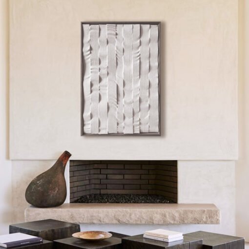 No. 13 - Textured Plaster Wall Art - Image 4