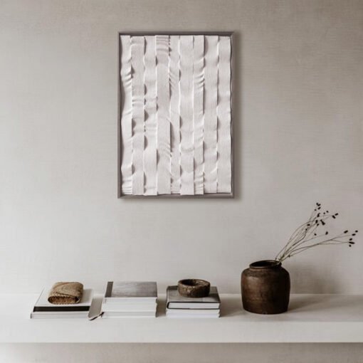 No. 13 - Textured Plaster Wall Art - Image 3
