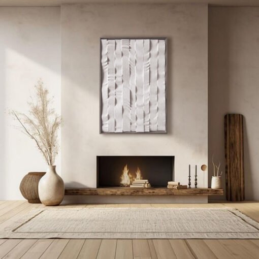 No. 13 - Textured Plaster Wall Art - Image 9