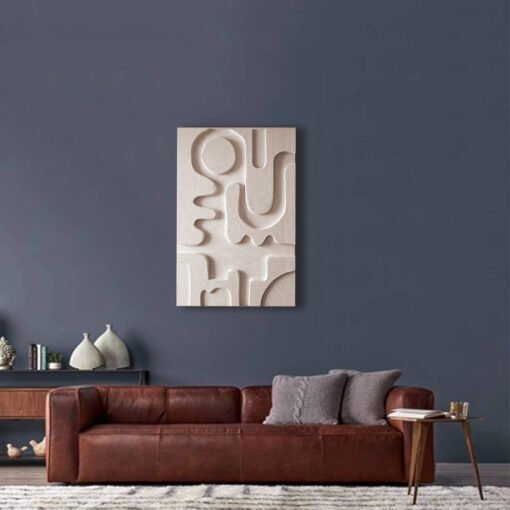 No. 4 - Unique Textured Relief Artwork - Image 6