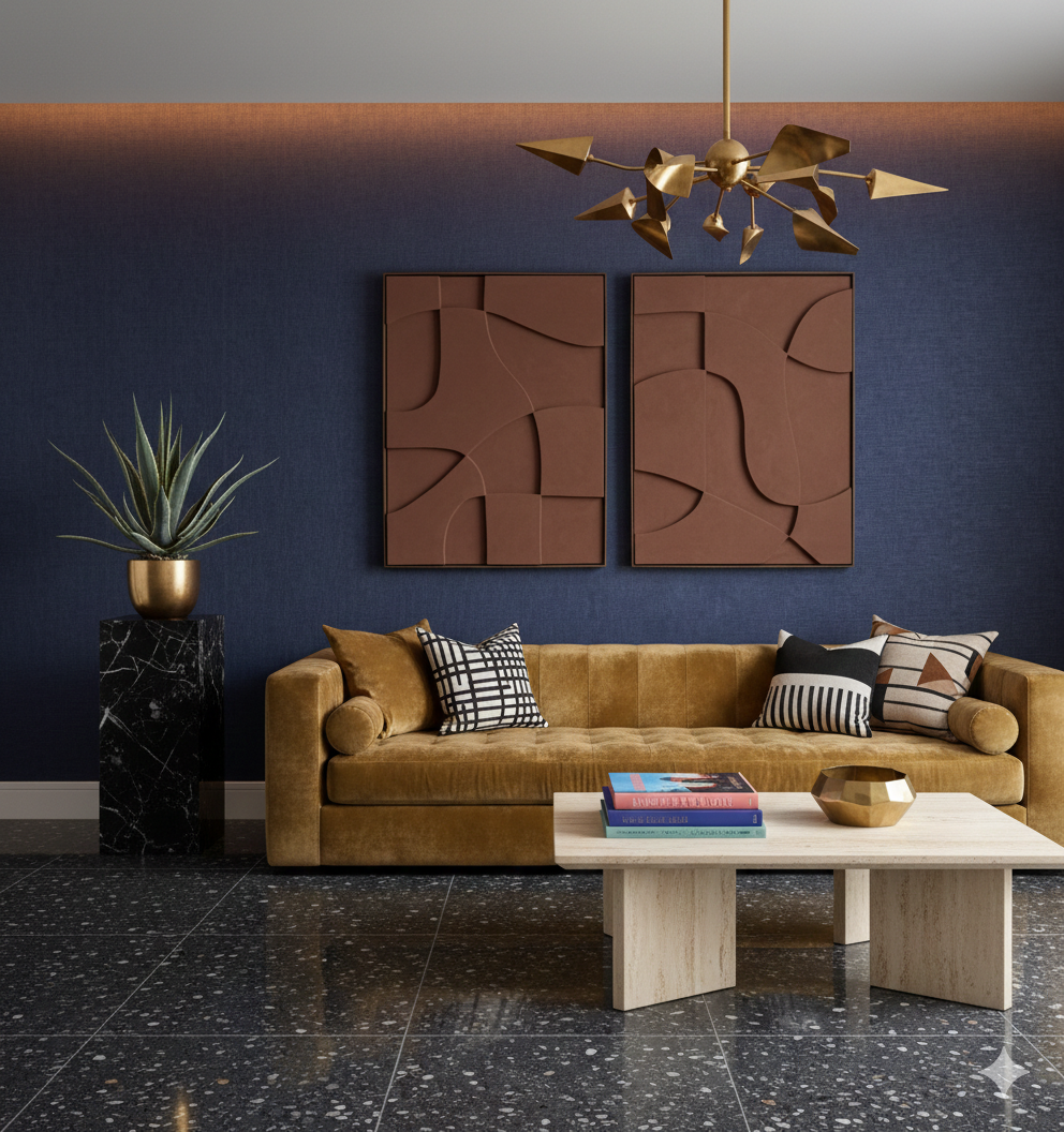 No. 54 - Diptych White Large Wall Art Set (2 Pieces) - Image 2