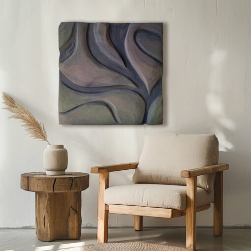 No. 20 - Textured Nature Forms Sculpture - Image 2