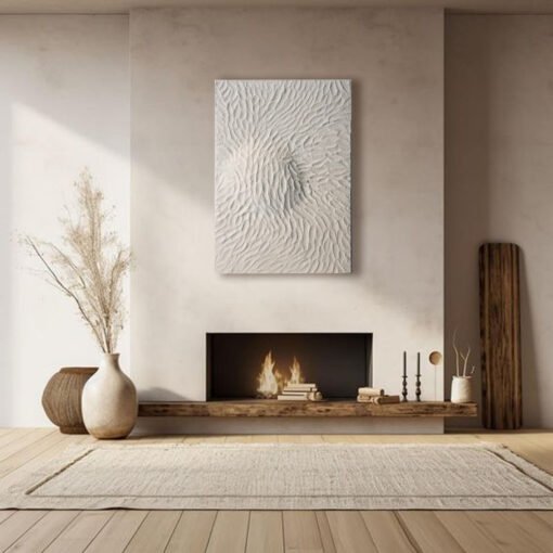 No. 11 - Unique Textured Relief Artwork - Image 3