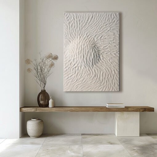 No. 11 - Unique Textured Relief Artwork - Image 2