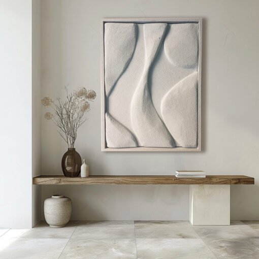 No. 5 - Textured Plaster Wall Art