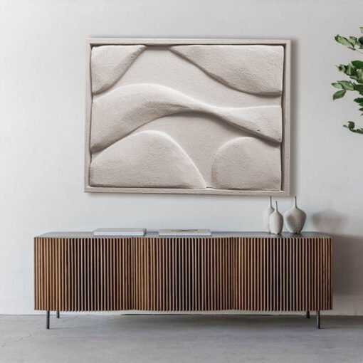 No. 5 - Textured Plaster Wall Art - Image 6