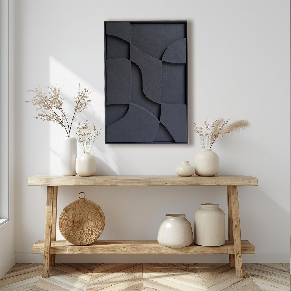 No. 25 - Diptych Black Wall Art Set (2 Pieces) - Image 3