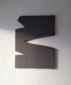 No. 37 - Modern Black Minimalist Wall Sculpture