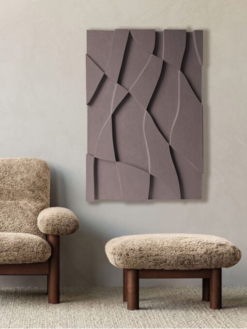 No. 8 - Unique Textured Wall Hanging - Image 2