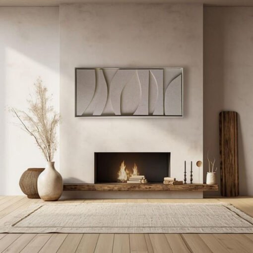No. 29 - Sandy Beige Modern 3D Painting - Image 5