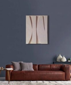 No. 28 - Unique Textured 3D Geometric Artwork