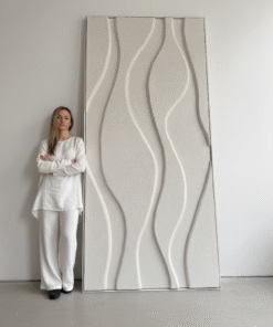 Alternative view of No. 05 - Textured Plaster Wall Art