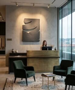 Alternative view of No. 36 - Textured Irregular Shape 3D Wall Art