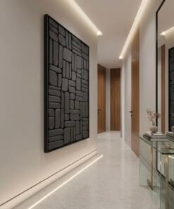 Alternative view of No. 25 - Diptych Black Wall Art Set (2 Pieces)