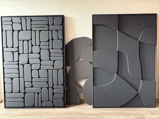 No. 1 - Textured Plaster Wall Art - Image 10