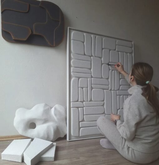No. 3 - Unique Textured 3D Geometric Art - Image 15