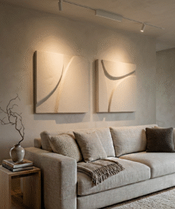 Alternative view of No. 33 - Sculptural Diptych Paintings (2 Pieces)