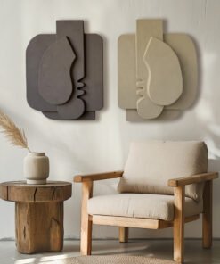 No. 54 - Minimalist Wall Sculpture Diptych (2 Pieces)