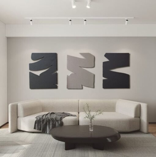 No. 56 - Modern 3D Wall Art Set (3 Pieces)