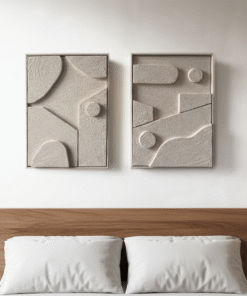 Alternative view of No. 08 - Diptych Modern Beige Wall Art Set (2 Pieces)