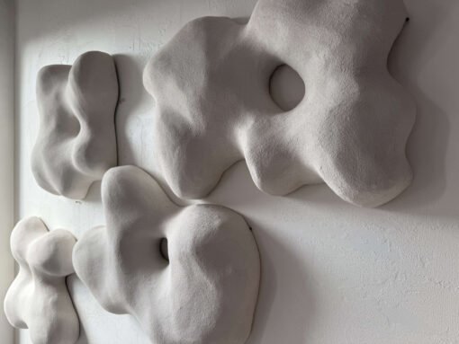No. 55 - Diptych Plaster Wall Art (2 Pieces) - Image 6