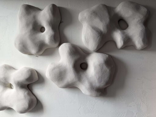 No. 55 - Diptych Plaster Wall Art (2 Pieces) - Image 2