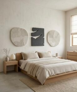Alternative view of No. 53 - Textured Diptych Wall Sculpture Set (2 Pieces)