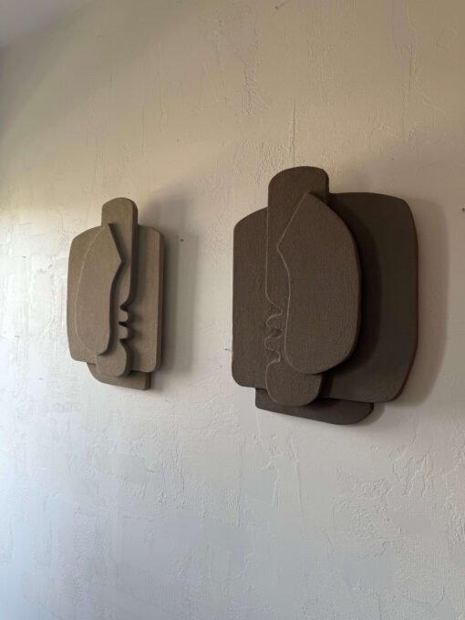 No. 54 - Minimalist Wall Sculpture Diptych (2 Pieces) - Image 4